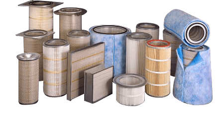 Replacement dust collector cartridge filters.